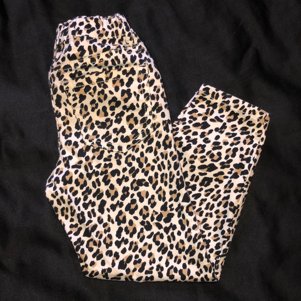 Cute animal print skinny pants